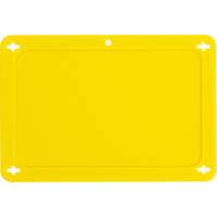 &eacute;tiquette vierge pour vanne, Plastique, 4-3/4" la x 3-1/4" h Pathway Supply LP