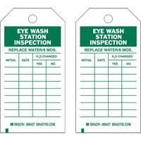 Inspection Record Tags, Polyester, 4" W x 7" H, English Pathway Supply LP