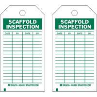 Inspection Record Tags, Polyester, 4" W x 7" H, English Pathway Supply LP