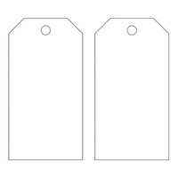 &eacute;tiquettes vierges pour la pr&eacute;vention des accidents, M&eacute;tal, 3" la x 5-3/4" h Pathway Supply LP