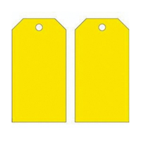 &eacute;tiquettes vierges pour la pr&eacute;vention des accidents, M&eacute;tal, 3" la x 5-3/4" h Pathway Supply LP