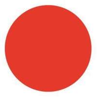 &eacute;tiquettes rondes inscriptibles, Cercle, 1,5" lo x 1,5" la, Rouge Pathway Supply LP