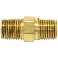 RACCORD HEXAGONAL,1/4"-1/4"NPT,LAITON, Laiton Pathway Supply LP