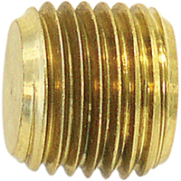 Pipe Plug (Counter Sunk Hex Head), 1/8" Dia., Brass Pathway Supply LP