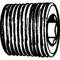Pipe Plug (Counter Sunk Hex Head), 1/8" Dia., Brass Pathway Supply LP