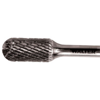 Fraise double au carbure avec tige cylindrique &agrave; pointe ronde, 1/2" dia., 1" profondeur de la coupe Pathway Supply LP