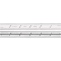 Junior Combination Squares, 6" L, Steel, Satin Pathway Supply LP