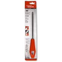 Extra Slim Taper File with Red Handle, Triangle, 6", Single Pathway Supply LP