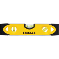 Shock-Resistant Torpedo Level, 9" L, Aluminum, 3 Vials, Magnetic Pathway Supply LP