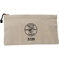 Zipper Tool Pouch, Canvas, 1 Pockets, Beige Pathway Supply LP