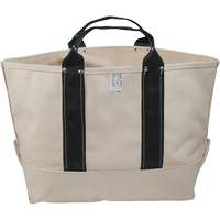 Heavy-Duty 17" Tool Bag, Canvas, 1 Pockets, Beige/Black Pathway Supply LP