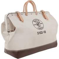 Heavy-Duty 18" Tool Bag, Canvas, 1 Pockets, Beige Pathway Supply LP