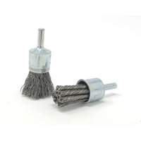 Crimped Wire End Brush, 3/4" Dia., 0.014" Wire Dia., 1/4" Shank Pathway Supply LP