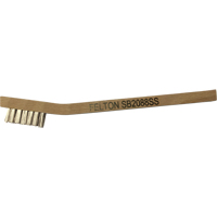 Petites brosses de nettoyage, Acier inoxydable, 3 x 7 rangs de fils, Longueur 7-3/4" Pathway Supply LP
