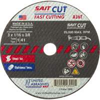 Cut-Off Wheel (A36T), 13" x 1/16", 3/8" Arbor, Type 27, Aluminum Oxide, 25000 RPM Pathway Supply LP