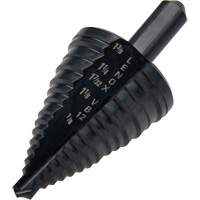 #12 Step Drill Bit, 7/8" - 1-3/8" , 3/8" Increments, High Speed Steel Pathway Supply LP
