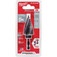 Foret &eacute;tag&eacute; #9 Shockwave Impact Duty, 7/8" - 1-1/8", Incr&eacute;ments de 1/4", Titane Pathway Supply LP