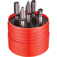 Double Cut Rotary Burr Set, 5 Pieces Pathway Supply LP
