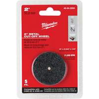 Disque &agrave; tronçonner pour meuleuse &agrave; angle droit M12 Fuel, 2" x 0,04", Arbre de 1/4", Type 1, Oxyde d'aluminium, 21000 Tr/min Pathway Supply LP