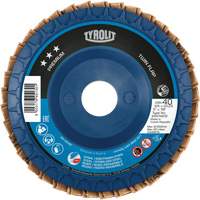 Twin Flap Disc, 4-1/2" x 7/8", Type 27, 40 Grit, Ceramic/Zirconia Alumina Pathway Supply LP