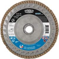 Long Life C-Trim Flap Disc, 4-1/2" x 5/8"-11, Type 27, 40 Grit, Zirconia Alumina Pathway Supply LP