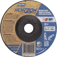 NorZon Plus SGZ Grinding Wheel, 4" x 1/8", 5/8" Arbor, Ceramic Alumina, Type 27 Pathway Supply LP