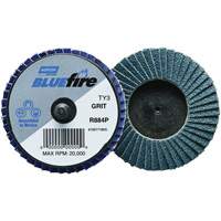 Mini disques &agrave; lamelles BlueFire R884P, 2" x Type 27, Grain 40, Alumine de zirconium Pathway Supply LP