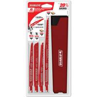 Nail-Embedded Wood & Metal Cutting/Demo Reciprocating Saw Blade Set Pathway Supply LP