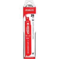 Reciprocating Blade for Auto Dismantling, Bi-Metal, 14-18 TPI, 6" L x 1" W Pathway Supply LP