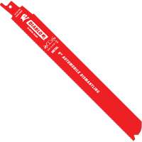 Reciprocating Blade for Auto Dismantling, Bi-Metal, 10-14 TPI, 9" L x 1" W Pathway Supply LP