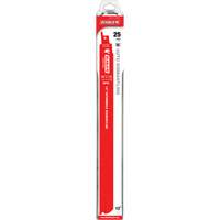 Reciprocating Blade for Auto Dismantling, Bi-Metal, 10-14 TPI, 12" L x 1" W Pathway Supply LP