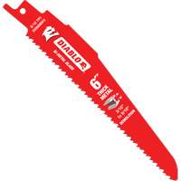 Reciprocating Blade for Thick Metal/Demolition, Bi-Metal, 8-10 TPI, 6" L Pathway Supply LP