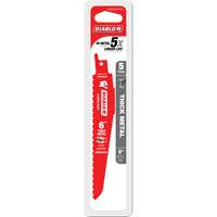 Reciprocating Blade for Thick Metal/Demolition, Bi-Metal, 8-10 TPI, 6" L Pathway Supply LP