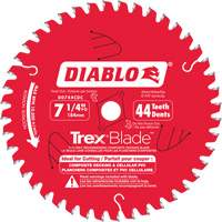 Trex&reg; Blade Cutting Saw Blade, 7-1/4", 44 Teeth, Plastic/Composite Decking Use Pathway Supply LP