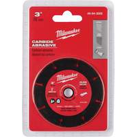 Lame abrasive au carbure, 3" x Arbre de 3/8", Carbure de silicium, 20 000 Tr/min Pathway Supply LP
