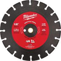 Circular Saw Blade, 12", Ductile Iron Use Pathway Supply LP