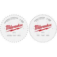 Circular Saw Wood Cutting Blades, 10", 40/60 Teeth, Wood Use Pathway Supply LP