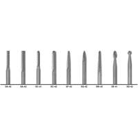 1855 Double Cut Carbide Burr Set, 9 Pieces Pathway Supply LP
