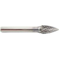 Tree Shape Pointed End Carbide Shipyard Bur, SG-3, 3/8" Dia., 1/4" Shank, 3/4" Depth of Cut Pathway Supply LP