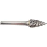 Tree Shape Pointed End Carbide Shipyard Bur, SG-5, 1/2" Dia., 1/4" Shank, 1" Depth of Cut Pathway Supply LP