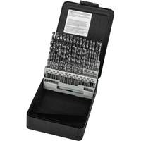 Jeu de forets s&eacute;rie courte combin&eacute;s robustes, 60 morceaux, Acier rapide Pathway Supply LP