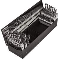 Jeu de forets s&eacute;rie courte combin&eacute;s, 114 morceaux, Acier rapide Pathway Supply LP