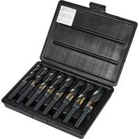 Jeu de forets &agrave; queue r&eacute;duite Silver & Deming, 8 morceaux, Acier rapide au cobalt Pathway Supply LP