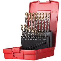 Jobber Length Drill Set, 19 Pieces, High Speed Steel Pathway Supply LP