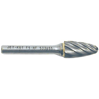 F5-NF 1/4" Round Nose Shape Bur for Aluminum/Non-Ferrous Materials, 1/2" Dia. Pathway Supply LP