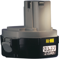 Pod-Style Battery, Ni-MH, 14.4 V, 2.6 A Pathway Supply LP