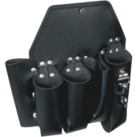 Tool Pouch, Multiple Tool Holder, Leather, 5 Pockets Pathway Supply LP