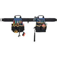 20 Pocket Tool Belt Combo, Polyester, Black Pathway Supply LP
