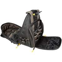 Techgear 53-Pocket Tool Backpack, 16" L x 13-1/4" W, Black, Polyester Pathway Supply LP