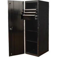 RX Series Side Cabinet, 3 Drawers, 19" W x 25" D x 61" H, Black Pathway Supply LP